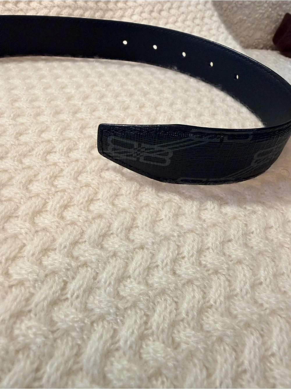 Balenciaga leather tone refined